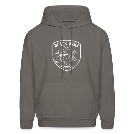 BLACK WOLF ORIGINAL HOODIE - asphalt gray