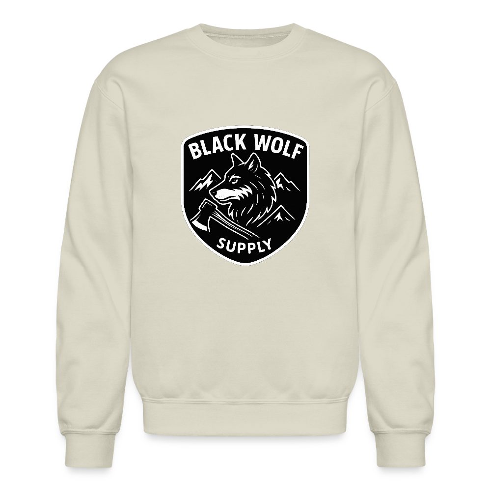 BLACK WOLF : ORIGINAL CREW NECK SWEATSHIRT - Sand