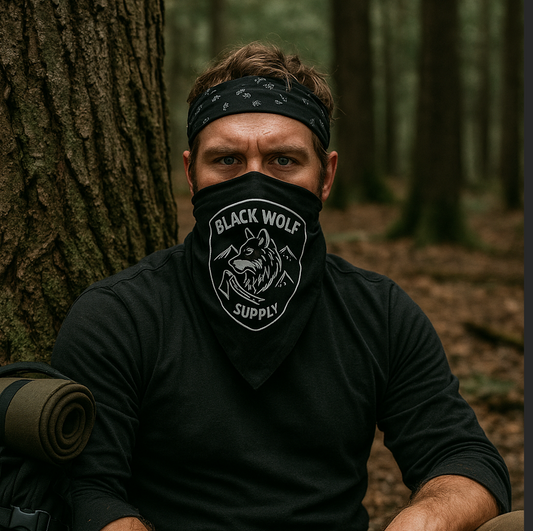 BLACK WOLF : BANDANA