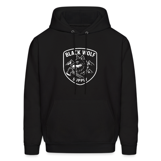 BLACK WOLF ORIGINAL HOODIE - black