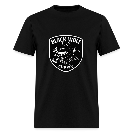 BLACK WOLF ORIGINAL TSHIRT - black